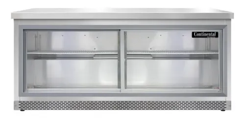 Continental Refrigerator Continental Refrigerator SW72NSGD-FB 72'' Worktop Refrigerator with Compressor -