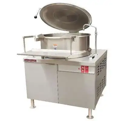 Crown DMS-30 Cabinet Base 2/3 Jacketed Stationary Direct Steam Kettle - 30 Gallon Capacity