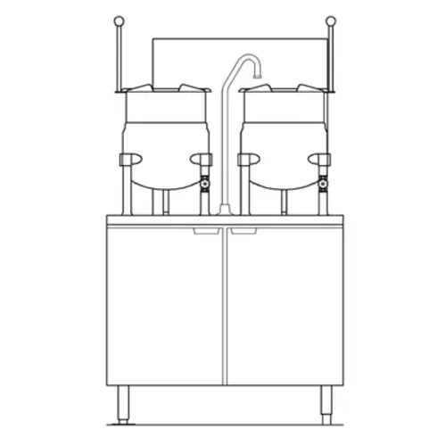 Crown GMT-6-6 Kettle/Cabinet Assembly