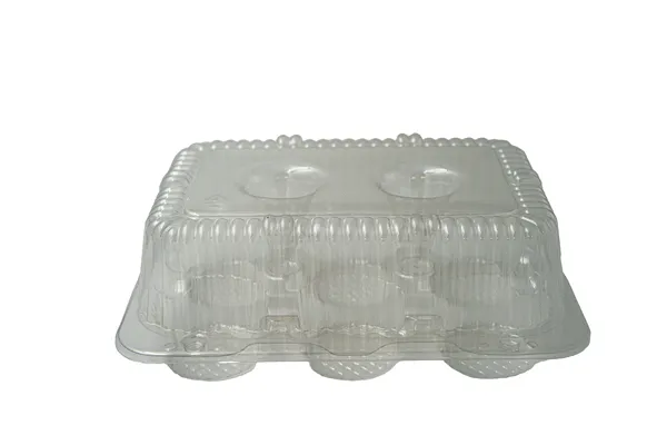 WNA COMET WEST-ACCESS PARTNERS CUPCAKE CONTAINER, 6CT, CLEAR, HIGH DOME