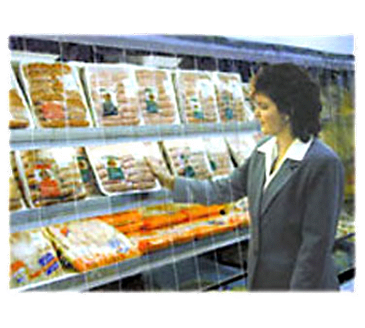 Curtron Products Products C-24 Caser® Reach-Through Display Cooler Curtain Curtron Products Products C-24 Caser® Reach-Through Display Cooler Curtain