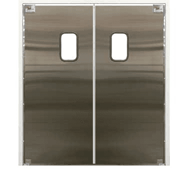 9 x 14 Window 60 x 96 Curtron SPD-30-SS-GK-DBL-6096 Service-Pro Series 30 Double Swinging Doors 18 Gauge Stainless Steel Exterior /& Full Perimeter Gasket