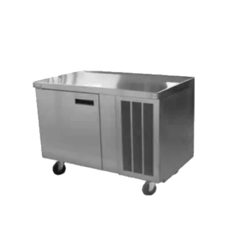 Delfield 18699BUCMP 99'' 3 Door Counter Height Worktop Refrigerator with Front Breathing Compressor - 27.46 cu. ft.