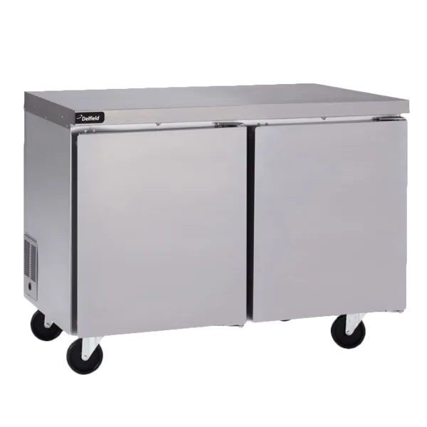 Delfield GUF48PS 48'' 2 Section Undercounter Freezer
