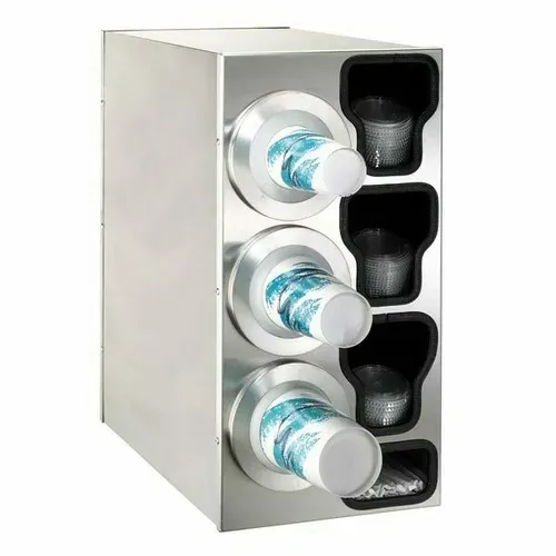 Dispense-Rite BFL-C-3LSS Cup Dispensing Cabinet