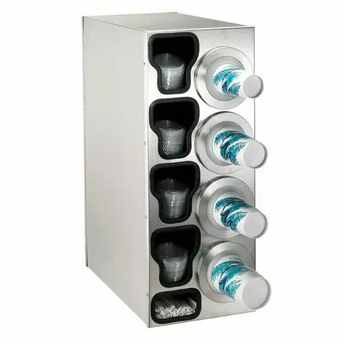Dispense-Rite BFL-C-4RSS Cup Dispensing Cabinet