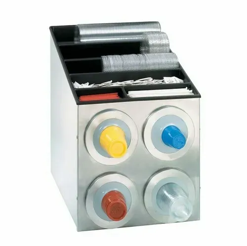 Dispense-Rite BFL-L-2X2SS Cup Dispensing Cabinet