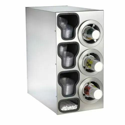 Dispense-Rite CTC-C-3RSS Cup Dispensing Cabinet