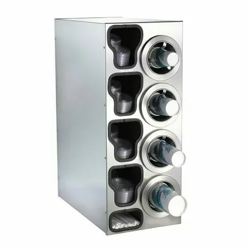 Dispense-Rite CTC-C-4RSS Cup Dispensing Cabinet