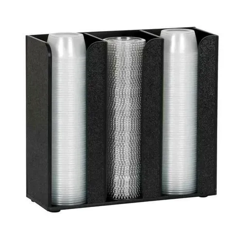 Dispense-Rite CTCO-3BT Portion Cup & Lid Organizer