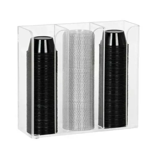 Dispense-Rite CTCO-3CL Portion Cup & Lid Organizer