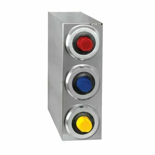 Dispense-Rite SLR-R-3SS Cup Dispensing Cabinet