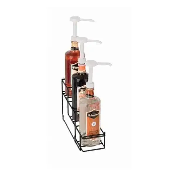 Dispense-Rite WR-BOTL-3 Lighted Liquor Bottle Display, Countertop, with , 3 Bottle Capacity - 4.25"W x 13.25"D x 7.50"H