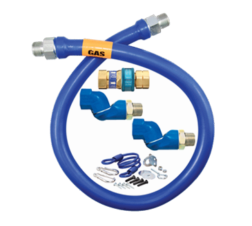 Dormont Manufacturing Manufacturing 16100BPQ2SR60 Dormont Blue Hose™ Moveable Gas Connector Hose Dormont Manufacturing Manufacturing 16100BPQ2SR60 Dormont Blue Hose™ Moveable Gas Connector Hose