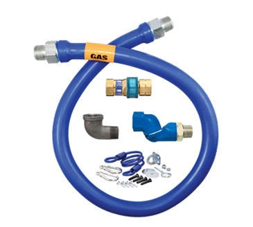 Dormont Manufacturing Manufacturing 16100BPQSR48 Dormont Blue Hose™ Moveable Gas Connector Hose Dormont Manufacturing Manufacturing 16100BPQSR48 Dormont Blue Hose™ Moveable Gas Connector Hose