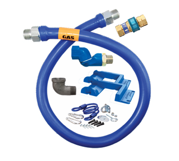 Dormont Manufacturing Manufacturing 16100BPQSR48PS Dormont Blue Hose™ Moveable Gas Connector Hose Dormont Manufacturing Manufacturing 16100BPQSR48PS Dormont Blue Hose™ Moveable Gas Connector Hose