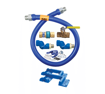 Dormont Manufacturing Manufacturing 16100KIT2S72PS Dormont Blue Hose™ Moveable Gas Connector Kit Dormont Manufacturing Manufacturing 16100KIT2S72PS Dormont Blue Hose™ Moveable Gas Connector Kit