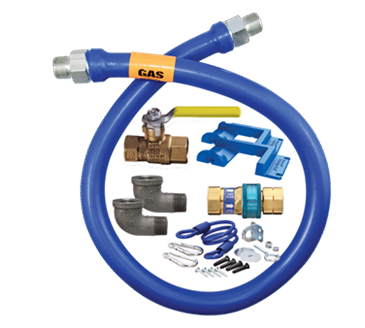 Dormont Manufacturing Manufacturing 16100KIT60PS Dormont Blue Hose™ Moveable Gas Connector Kit Dormont Manufacturing Manufacturing 16100KIT60PS Dormont Blue Hose™ Moveable Gas Connector Kit