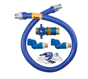 Dormont Manufacturing Manufacturing 16100KITCF2S24 Dormont Blue Hose™ Moveable Gas Connector Kit Dormont Manufacturing Manufacturing 16100KITCF2S24 Dormont Blue Hose™ Moveable Gas Connector Kit