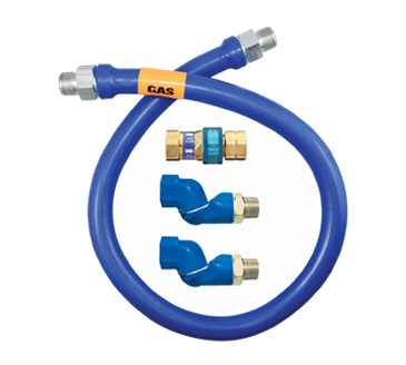 Dormont Manufacturing Manufacturing 16125BPQ2S48 Dormont Blue Hose™ Moveable Gas Connector Hose Dormont Manufacturing Manufacturing 16125BPQ2S48 Dormont Blue Hose™ Moveable Gas Connector Hose
