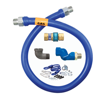 Dormont Manufacturing Manufacturing 1650BPQSR48BX Dormont Blue Hose™ Moveable Gas Connector Hose Dormont Manufacturing Manufacturing 1650BPQSR48BX Dormont Blue Hose™ Moveable Gas Connector Hose