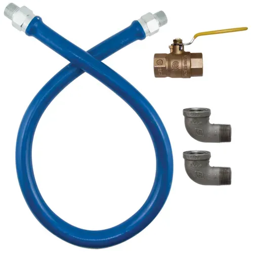 Dormont Manufacturing Dormont 1650BPV24BXFT Dormont Blue Hose® Food Truck Gas Connector Kit