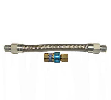 Dormont Manufacturing Manufacturing 1650BQ60 Dormont Braided Gas Connector Hose Assembly Dormont Manufacturing Manufacturing 1650BQ60 Dormont Braided Gas Connector Hose Assembly