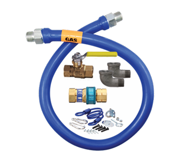 Dormont Manufacturing Manufacturing 1650KIT60 Dormont Blue Hose™ Moveable Gas Connector Kit Dormont Manufacturing Manufacturing 1650KIT60 Dormont Blue Hose™ Moveable Gas Connector Kit