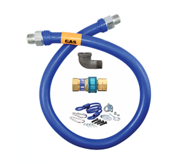 Dormont Manufacturing Manufacturing 1675BPQR48BX Dormont Blue Hose™ Moveable Gas Connector Dormont Manufacturing Manufacturing 1675BPQR48BX Dormont Blue Hose™ Moveable Gas Connector