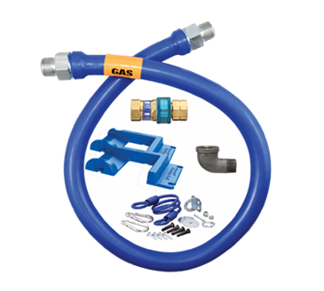Dormont Manufacturing Manufacturing 1675BPQR48PS Dormont Blue Hose™ Moveable Gas Connector Dormont Manufacturing Manufacturing 1675BPQR48PS Dormont Blue Hose™ Moveable Gas Connector