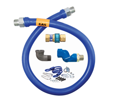 Dormont Manufacturing Manufacturing 1675BPQSR48BX Dormont Blue Hose™ Moveable Gas Connector Hose Dormont Manufacturing Manufacturing 1675BPQSR48BX Dormont Blue Hose™ Moveable Gas Connector Hose
