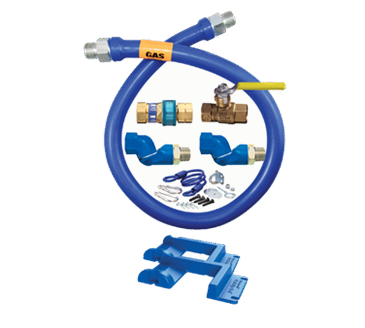 Dormont Manufacturing Manufacturing 1675KIT2S48PS Dormont Blue Hose™ Moveable Gas Connector Kit Dormont Manufacturing Manufacturing 1675KIT2S48PS Dormont Blue Hose™ Moveable Gas Connector Kit