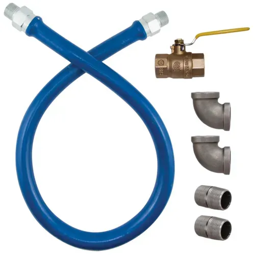Dormont Manufacturing Dormont CAN1650BPV24BXFT Dormont Blue Hose® Food Truck Gas Connector Kit
