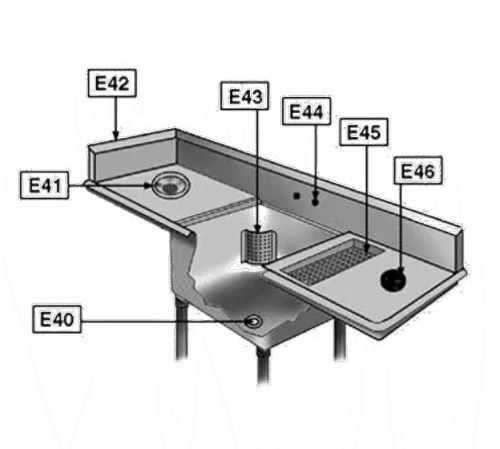 Eagle E55 Drainboard corner turn