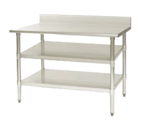 Eagle Group 3072GADJUS-X 72"W x 30"D Work/Prep Table Undershelf for Tables with Uni-Lok® Hat Channel Frame - Galvanized Steel