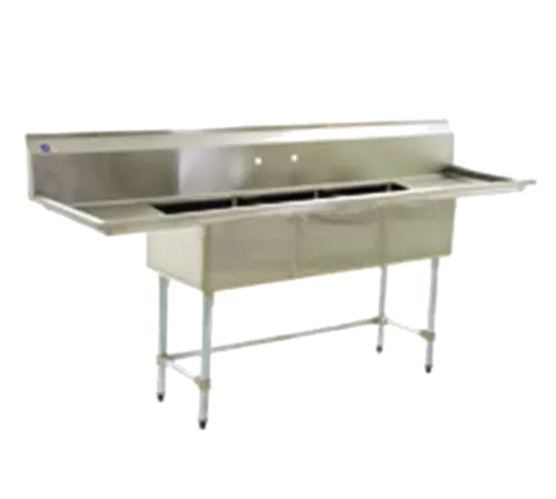 Eagle Group BPS-2448-2-FC Commercial Sink, (2) Two Compartment, Construction with and - 59.00" W