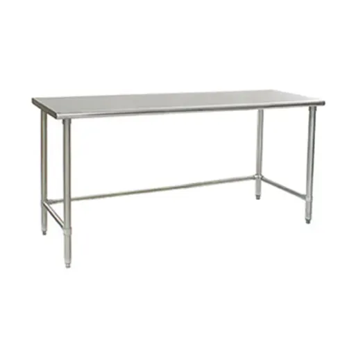 Eagle Group BPT-2436STB Work Table, Stainless Steel Top with Open Base and without Backsplash - 36"W x 24"D