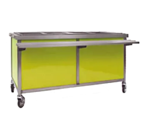 Eagle Group DCS2-HFU-C-3 Director's Choice Electric Hot Food Steam Table with (2) 12" x 20" Pan Size Insulated Wells and Thermostatic Controls, 240 Volts