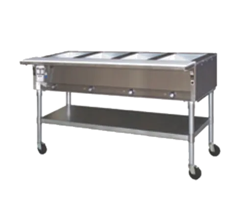 Eagle Group PDHT2-208-3 Electric Hot Food Steam Table with (2) 12" x 20" (Dry) Wells and Infinite Controls, 208 Volts