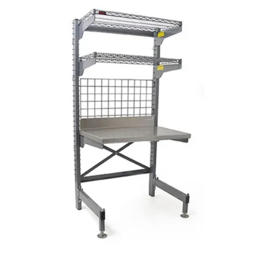 Eagle Group Q3054V76-TS Q-LEVER Task Station,  (2) uprights with Valu-Master® gray epoxy finish