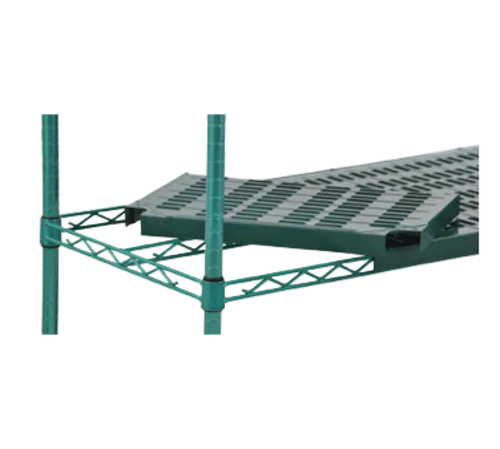 Eagle Group QPF-1824E-GS QuadPLUS™ NSF Wire QuadTruss® Frame with Solid Green Polymer Shelf Mat - 24"W x 18"D