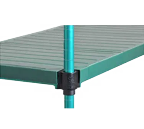 Eagle Group QPF-1824VG-GS QuadPLUS™ NSF Wire QuadTruss® Frame with Solid Green Polymer Shelf Mat - 24"W x 18"D