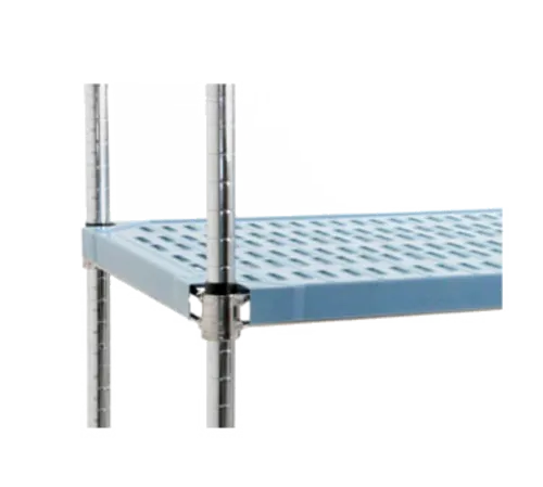 Eagle Group QPF-1830C-BS QuadPLUS™ NSF Wire QuadTruss® Frame with Solid Blue Polymer Shelf Mat - 30"W x 18"D