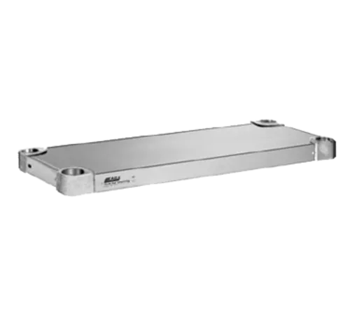 Eagle Group SHDS2460VF Quik-Set® NSF 1000 lb. Capacity 14 Gauge Galvanized Steel Solid Shelf - 60"W x 24"D