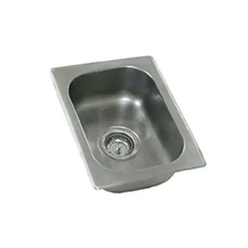 Eagle Group SR10-14-5-1-ND Self-Rimming with No Deck 20 Gauge Type 304 Stainless Steel 10" x 14" x 5" 1 Compartment Drop-In Sink / Faucet Not Included