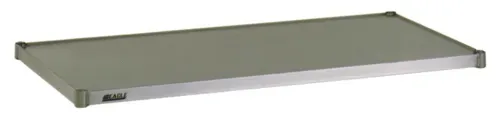 Eagle Group SS2130VG NSF 600 lb. Capacity Galvanized Steel with Valu-Gard® Green Epoxy Solid Shelf - 30"W x 21"D