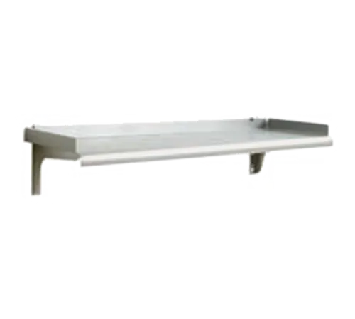 Eagle Group SWS1260-14/3 NSF 14 Gauge Type 304 Stainless Steel Wall-Mounted Shelf - 60"W x 12"D