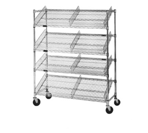 Eagle Group M1848C-4 Angled Shelf/Visual Merchandising Cart
