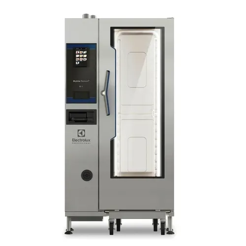 Electrolux Professional 219784 Full Size Natural Gas Combi Oven with Touchscreen Controls - 120 Volts