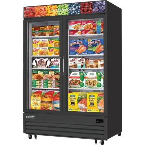 Everest glass deals door refrigerator